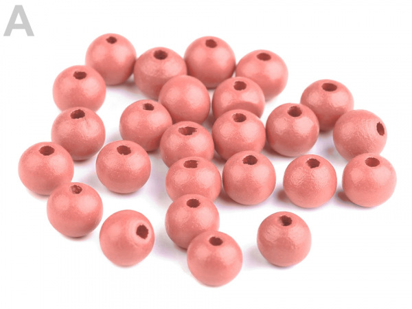 Dřevěné korálky Ø10 mm