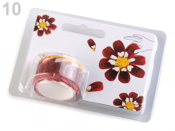 Washi samolepky květ, čtyřlístek