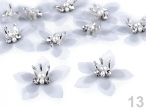 Monofilový květ s korálky Ø50 mm