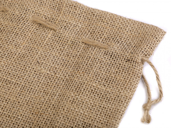 Jutový pytlík na láhev 15x44 cm