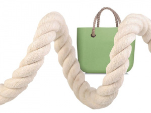 Bavlněná šňůra kroucená Ø20 mm tuhá