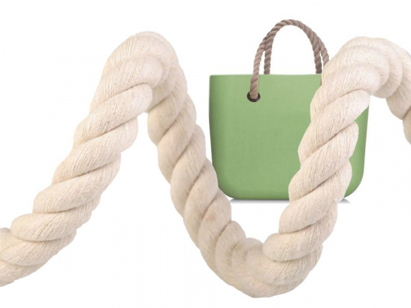 Bavlněná šňůra kroucená Ø20 mm tuhá