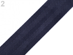 Hladký oboustranný popruh s leskem šíře 38 mm