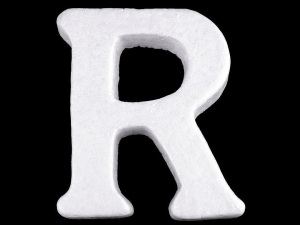 3D písmena abecedy polystyren