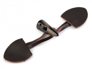 Designové zapínání kožené / roh