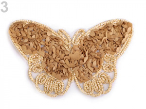 Nažehlovačka srdce, motýl