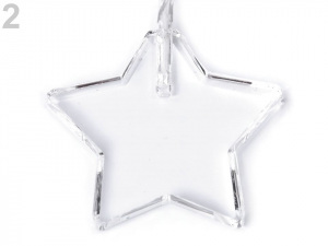 Skleněná svítící dekorace - anděl, hvězda, stromeček, srdce