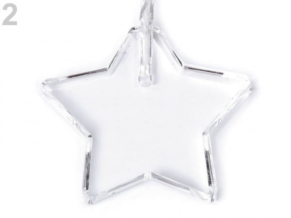 Skleněná svítící dekorace - anděl, hvězda, stromeček, srdce