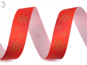 Rypsová stuha vločka šíře 20 mm