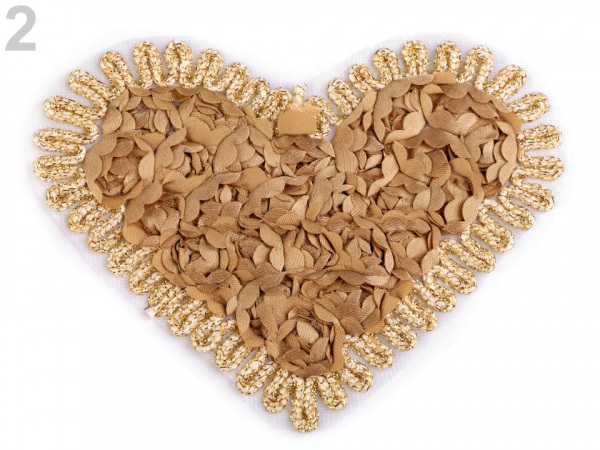 Nažehlovačka srdce, motýl