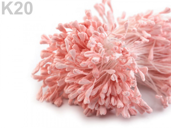 Květinové pestíky matné ploché 6 cm velký svazek