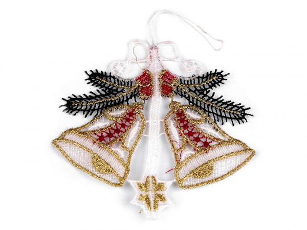 Vánoční krajková dekorace