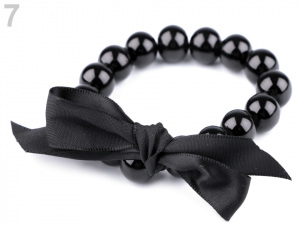 Perlový náramek s mašlí