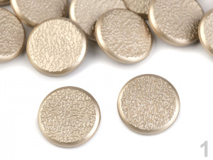 Kovový knoflík velikost 34" na sako zlatá