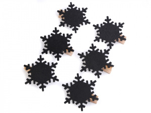 Tabulka vločka s kolíčkem Ø5 cm