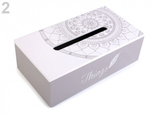 Dřevěný zásobník na kapesníky