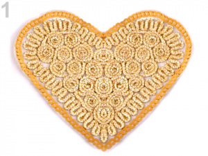 Nažehlovačka srdce, motýl