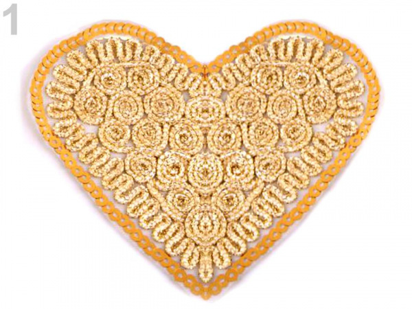 Nažehlovačka srdce, motýl