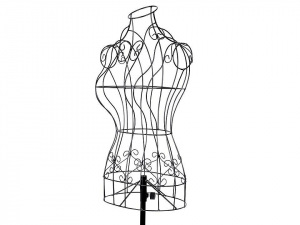 Výstavní panna kovová