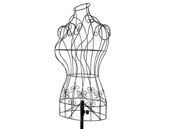 Výstavní panna kovová