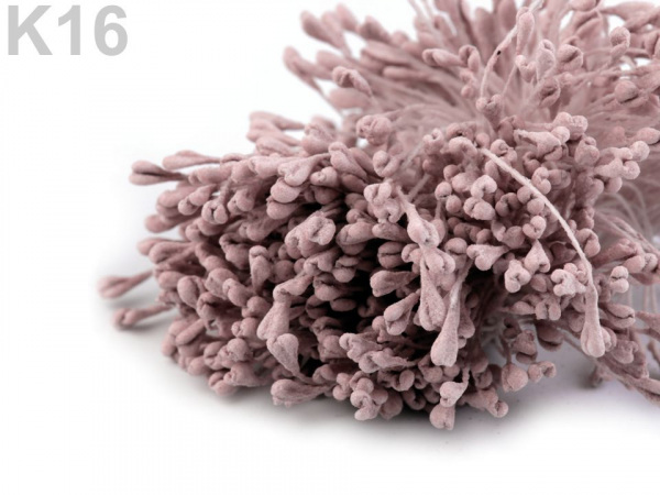 Květinové pestíky matné ploché 6 cm velký svazek