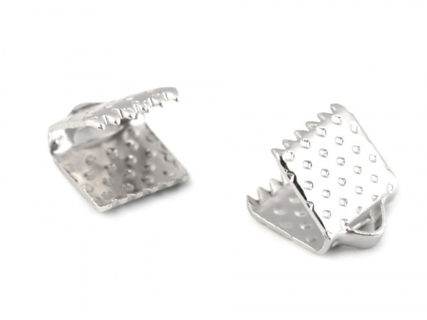 Koncovka na stužku 6 mm plochá