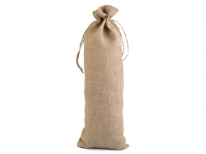 Jutový pytlík na láhev 15x44 cm