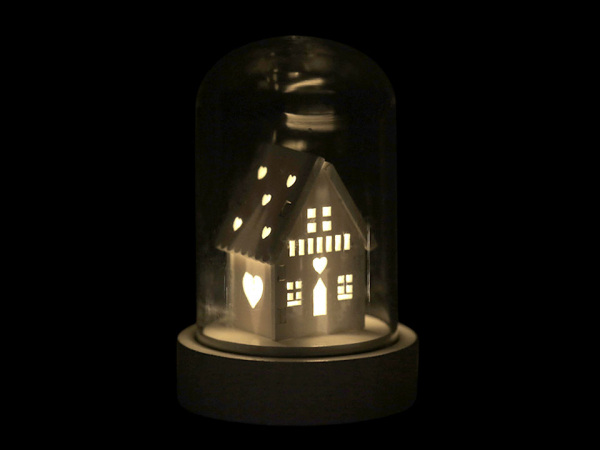 Svítící dekorace - domeček, stromečky 2. jakost