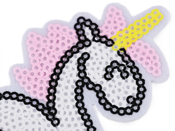 Nažehlovačka jednorožec s flitry