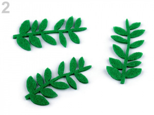 Filcové listy / větvička 23x50 mm malé