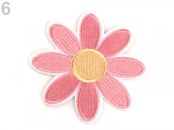 Velká nažehlovačka květ