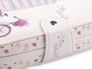 Šperkovnice Paříž, Londýn, Itálie 5,5x14x20 cm