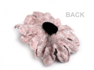 Vlněné květy s pestíky v barvě květu Ø35 mm