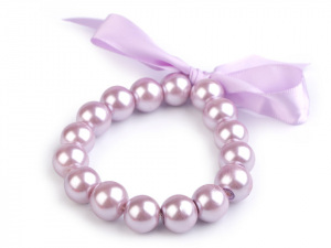 Perlový náramek s mašlí