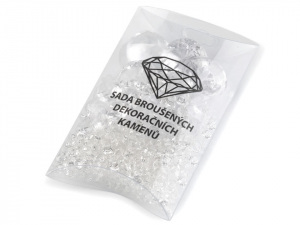 Sada dekoračních diamantů