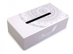 Dřevěný zásobník na kapesníky