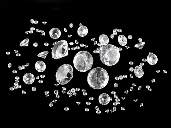 Sada dekoračních diamantů