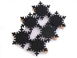 Tabulka vločka s kolíčkem Ø5 cm