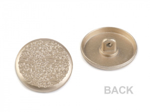 Kovový knoflík velikost 34" na sako zlatá