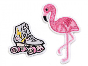 Nažehlovačka plameňák, kolečkové brusle