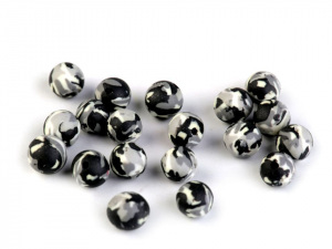 Fimo korálky army Ø6 mm