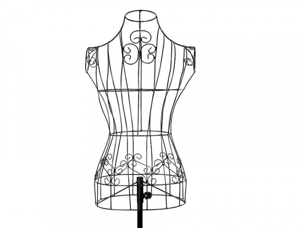 Výstavní panna kovová