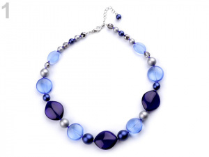 Náhrdelník ze skleněných korálků