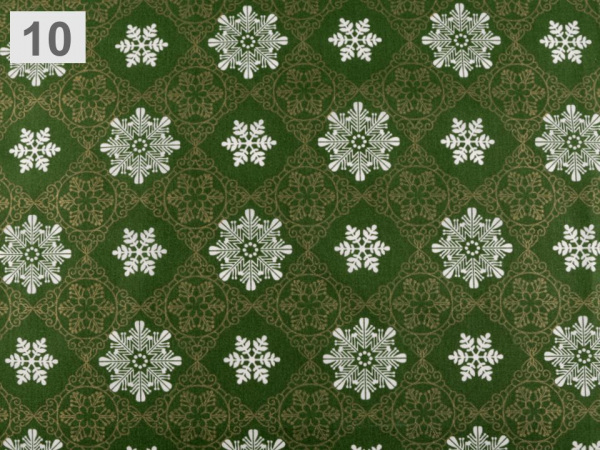 Bavlněná látka vánoční