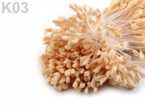 Květinové pestíky matné ploché 6 cm velký svazek