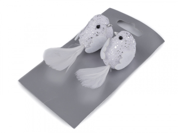 Dekorace ptáček s klipem