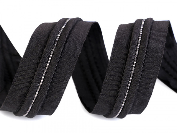 Lampas / ozdobný výpustek / vsadka s řetízkem šíře 30 mm