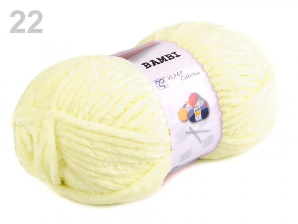 Pletací žinylková příze Bambi 100 g
