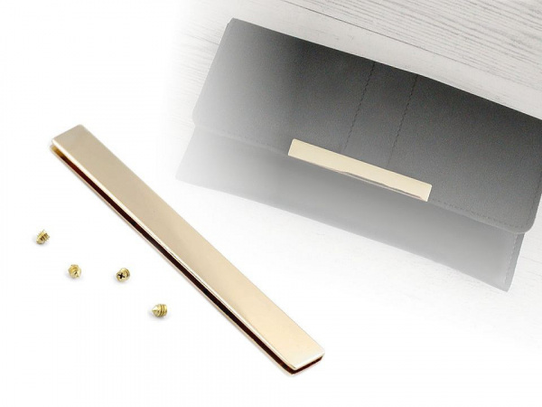 Kovová ozdoba / zapínání na kabelky a peněženky