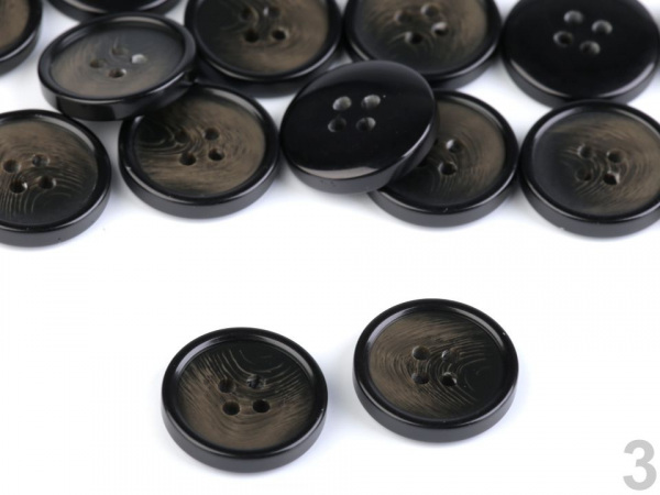 Knoflík s jemnou patinou velikost 24", 32", 36", 40"